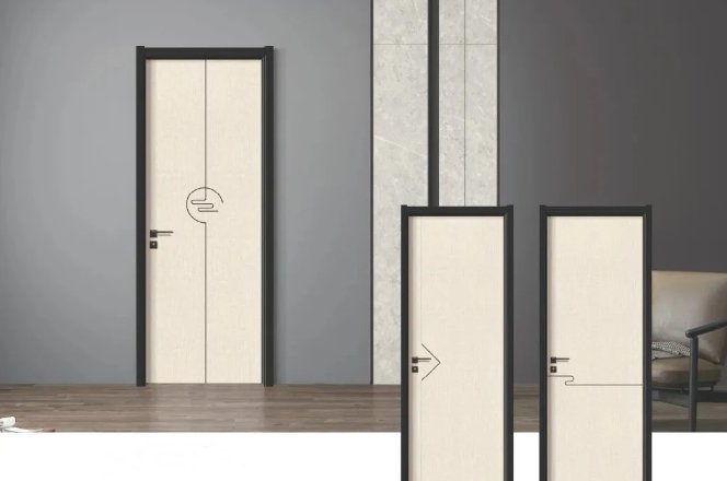 Waterproof and moisture-proof WPC door